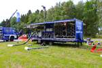 Gro�er Pumpenanh�nger des THW am 06.06.26 beim Tag der Bundeswehr in Kastellaun 