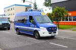 THW OV Speyer Mercedes Benz Sprinter ELW am 30.06.24 beim U-Boot Schwertransport 