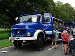 THW Frankfurt Mercedes Benz Hauber bei einer Fahrzeugschau zum Jubiläum 125 Feuerwehr Sindlingen am 27.08.17.