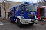 THW Michelstadt (Odenwald) MAN TGA GKW am 29.03.25 beim Odenwälder Feuerwehr Symposium in Erbach