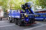 THW Offenbach MAN TGS LKW-Kran (Heros Offenbach 36/46) am 28.09.24 in Offenbach Innenstadt
