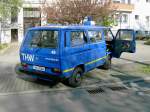 VW T3 Transporter des THW, gesehen 08/2006 in Berlin.