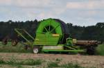 Landwirtschaftliche Maschine zur Bewässung von Feldern bei Kolshorn Region Lehrte am 24.08.10