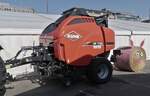 Rundballenpresse Kuhn VB 7190, konnte war beim Bauernhof in der Stadt, in der Stadt Luxemburg unter die Lupe genommen werden. 03.2026 