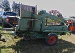 Diese Kartoffelerntemaschine von Wisent war beim Gromperefest in Binfeld zu sehen. 07.09.2025