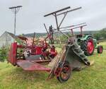 =JF-Getreidebinder, gesehen beim Ortsjubiläum  1000 Jahre Eiterfeld-Ufhausen  im Juni 2025