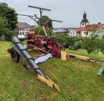 =JF-Getreidebinder, gesehen beim Ortsjubiläum  1000 Jahre Eiterfeld-Ufhausen  im Juni 2025