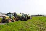 LU Schmidt Ronneburg Fendt Vario 930 mit Garant Kotte Fass und Claas Zubringer am 13.04.24 bei Bruchköbel (Main Kinzig Kreis)