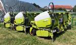 =Claas 300 Pick Up`s f�r Jaguar-H�cksler, gesehen beim Firmengeburtstag:  66 Jahre Lohnunternehmen HERRLICH  aus Langenbieber, 06-2026