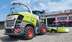 =Claas Jaguar 970 mit dem Namen PAULA, gesehen beim Firmengeburtstag:  66 Jahre Lohnunternehmen HERRLICH  aus Langenbieber, 06-2026