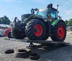 =Fahr�bungen auf der Wippe mit Fendt Vario 724 beim Firmengeburtstag:  66 Jahre Lohnunternehmen HERRLICH  aus Langenbieber, 06-2026