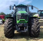 =Deutz Warrior 9340, ausgestellt beim Firmengeburtstag:  66 Jahre Lohnunternehmen HERRLICH  aus Langenbieber, 06-2026