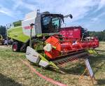 =Claas Lexion 750, gesehen beim Firmengeburtstag: '66 Jahre Lohnunternehmen HERRLICH' aus Langenbieber, 06-2026
