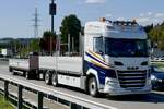 Ein DAF H�ngerzug von SDL AG am 11.9.26 bei Grauholz.