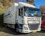 =DAF CF aus den Niederlanden steht auf dem Ausstellerparkplatz bei der Bulldogmesse in Alsfeld, 10-2025
