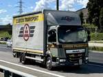 Ein DAF mit Pritsche von Camion Transport am 5.9.25 beim Grauholz.