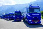Diverse DAF Sattelz�ge von Murpf am 27.6.26 beim Trucker Festival Interlaken.