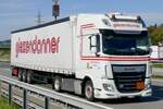 Ein DAF Sattelzug von Giezendanner am 11.9.26 bei Grauholz.