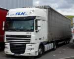 TLH DAF XF 105.460 Sattelzug mit lit Volumen Sattelauflieger 22,04,2012  TLH steht fr Transport Logistics Hauke.