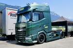 Eine DAF Zugmaschine von Addor am 27.6.26 beim Trucker Festival Interlaken.
