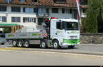LKW DAF mit Kran unterwegs in Unterkulm/AG am 30.07.2026