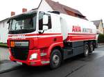 =DAF 400-Tankwagen von AVIA-KNITTEL liefert Heizöl nach Marbach im November 2017