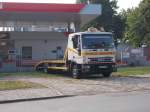 An einer Tankstelle im polnischen Sczcecin stand,am 16.August 2015,dieser IVECO Abschlepper.