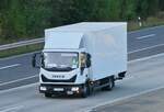 Iveco Eurocargo 75-210 auf der A5 bei Zeppelinheim.