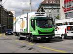 Iveco Kühllaster unterwegs in der Stadt Bern am 07.09.2020