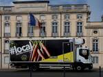 IVECO Eurocargo 140-190 ist in der franz�sischen   Stadt M�con unterwegs; 260929
