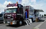=Iveco vom Nutzfahrzeug-Service Bargteheide steht beim Country-, Trucker- und Streetfoodfestival Fulda im Juli 2017