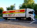 IVECO mit Sattelauflieger eines Lebensmittel-Discounters; 260615