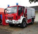 =Iveco TLF 3000 der Mannheimer Feuerwehr, gesehen bei dem Veterama 2016 in Mannheim, Juli 2016 