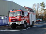 FF Maintal IVECO/Magirus TLF 20/25 (Florian Maintal 4/22/1) am 26.01.17 bei einen Großbrand in Maintal Bischofsheim 