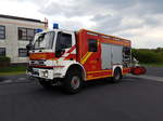 Feuerwehr Ober-Roden IVECO/Magirus HLF 20/20 (Florian Rödermark 1/46-1) am 28.04.17 bei einen Autobrand in Rödermark