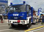 THW IVECO/Magirus Gerätewagen am 16.06.17 auf den Hessentag in Rüsselsheim