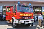 Feuerwehr Büdingen IVECO LF 16/16 CAFS (Florian Büdingen 1-44) am 15.04.18 beim Tag der offenen Tür 