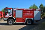 Feuerwehr Limeshain IVECO/Magirus TLF 20/40 (Florian Limeshain 01/25-01) am 19.08.18 beim Tag der Offenen Tür 