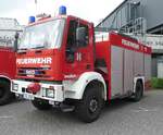 =Iveco tector als Rüstwagen der Feuerwehr HÜNFELD ausgestellt beim Tag der offenen Tür im Juni 2019