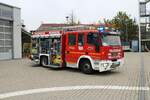 Feuerwehr Weinheim Stadt IVECO/Magirus HLF20 am 30.10.21 bei einen Fototermin