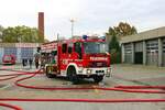 Feuerwehr Frankfurt am Main IVECO Magirus LF10 am 29.10.22 bei der Herbstabschlussübung der Jugendfeuerwehren