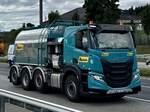 Ein Iveco mit einem Tankaufbau von Aeschlimann am 11.9.25 beim Grauholz.