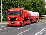 IVECO STRALIS Tanklastwagen unterwegs in Luzern am 21.05.2014