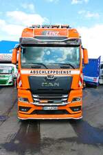 Lenz MAN TGX LKW Abschlepper am 16.07.22 beim ADAC Truck Grand Prix auf dem Nürburgring