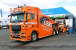 Lenz MAN TGX LKW Abschlepper am 16.07.22 beim ADAC Truck Grand Prix auf dem Nürburgring