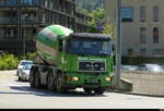 MAN Betonmischer unterwegs in Schaan/FL am 30.04.2026