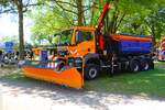 Die Autobahn GmbH MAN TGS 33.460 mit Schneepflug am 20.06.26 auf dem Hessentag in Fulda