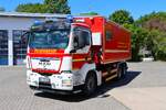 Feuerwehr Neu-Isenburg MAN TGS 26.400 WLF2 mit AB-Atemschutz (Florian Isenburg 1/66-2) am 13.06.26 bei einen Fototermin.