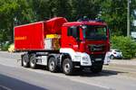 BASF Werkfeuerwehr MAN TGS 35.510 WLF mit AB-Schlauch 1 am 16.07.26 in Ludwigshafen