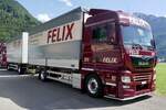 MAN Hängerzug von Felix Transport am 26.6.22 beim Trucker Festival Interlaken.
